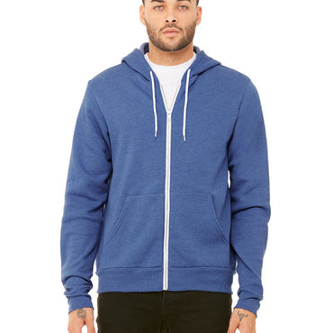 3739 Bella + Canvas Unisex Sponge Fleece Full-Zip Hooded Sweatshirt