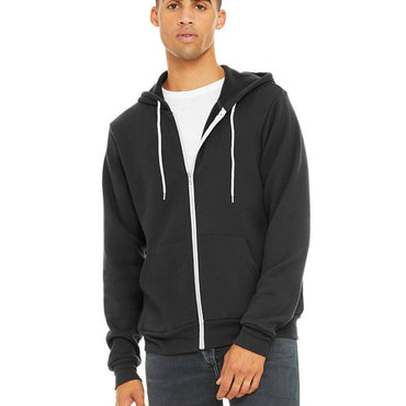 3739 Bella + Canvas Unisex Sponge Fleece Full-Zip Hooded Sweatshirt