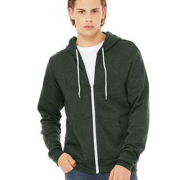 3739 Bella + Canvas Unisex Sponge Fleece Full-Zip Hooded Sweatshirt