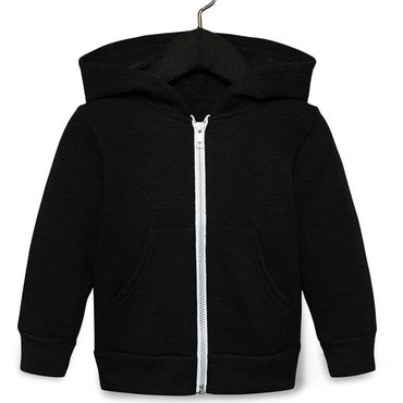 3739T Bella + Canvas Toddler Full-Zip Hooded Sweatshirt