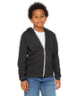 3739Y Bella + Canvas Youth Sponge Fleece Full-Zip Hooded Sweatshirt