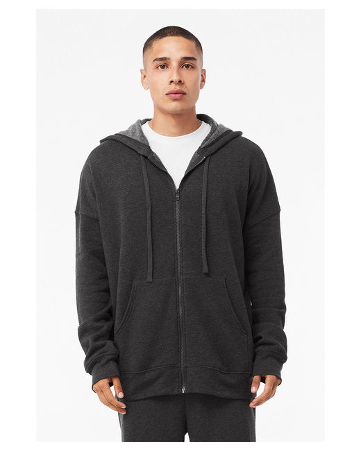 3759 Bella + Canvas Unisex Sponge Fleece DTM Full-Zip Hooded Sweatshirt