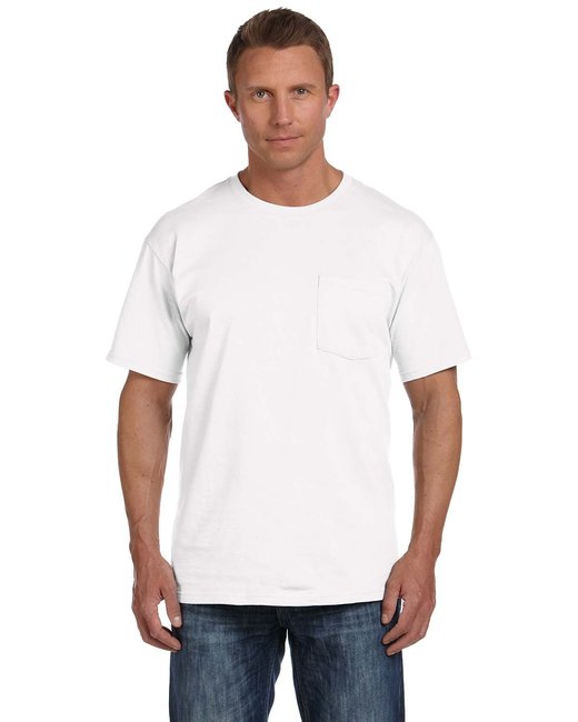 3931P Fruit of the Loom Adult HD Cotton™ Pocket T-Shirt