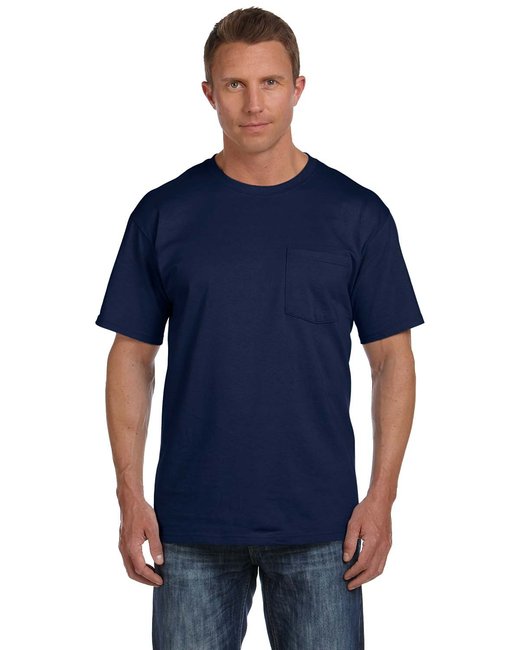 3931P Fruit of the Loom Adult HD Cotton™ Pocket T-Shirt