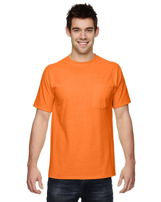 3931P Fruit of the Loom Adult HD Cotton™ Pocket T-Shirt