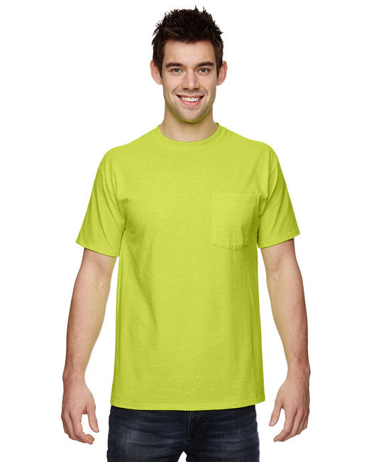 3931P Fruit of the Loom Adult HD Cotton™ Pocket T-Shirt