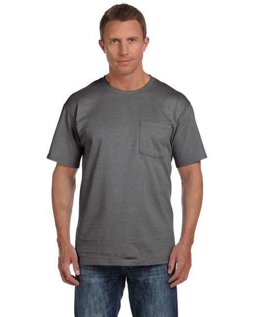 3931P Fruit of the Loom Adult HD Cotton™ Pocket T-Shirt