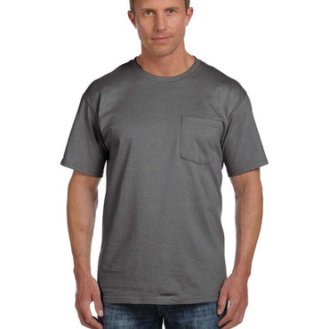 3931P Fruit of the Loom Adult HD Cotton™ Pocket T-Shirt