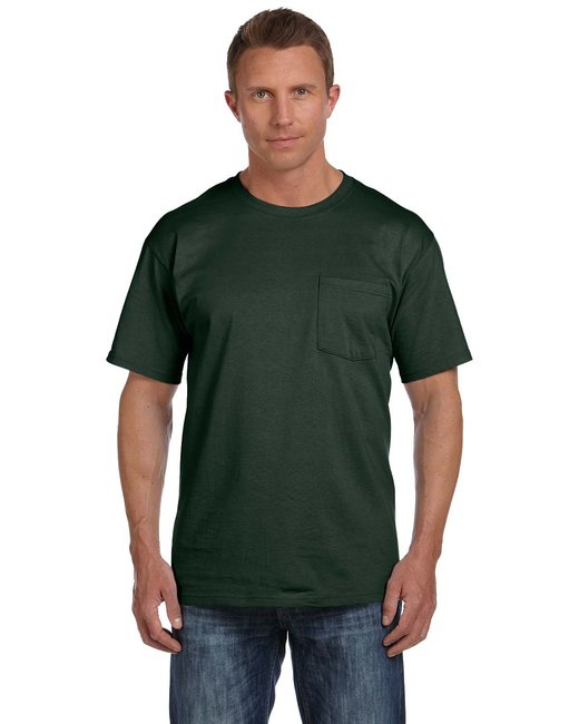 3931P Fruit of the Loom Adult HD Cotton™ Pocket T-Shirt