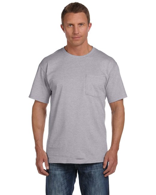 3931P Fruit of the Loom Adult HD Cotton™ Pocket T-Shirt