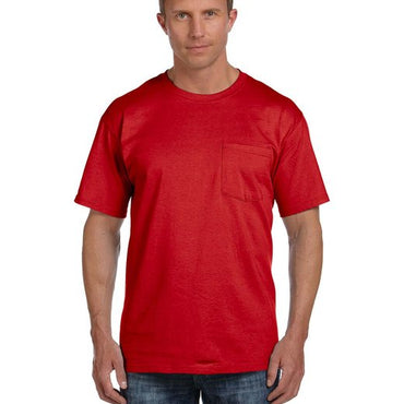 3931P Fruit of the Loom Adult HD Cotton™ Pocket T-Shirt