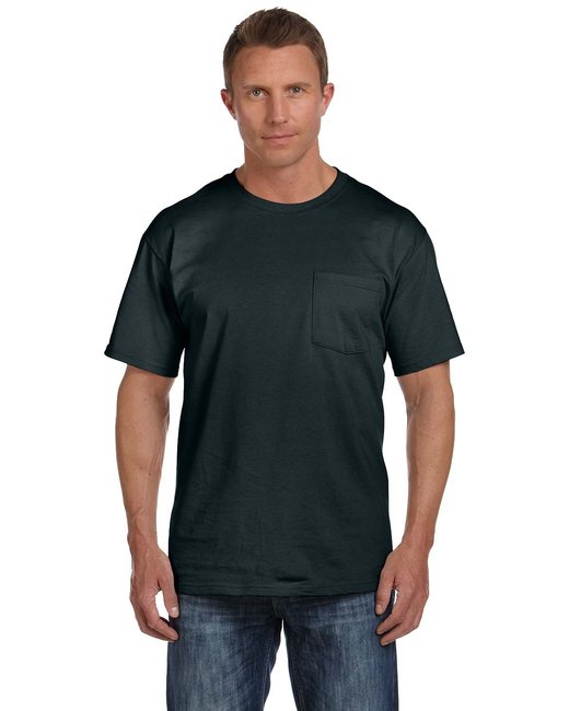 3931P Fruit of the Loom Adult HD Cotton™ Pocket T-Shirt