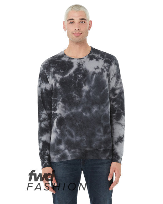 3945RD Bella + Canvas FWD Fashion Unisex Tie-Dye Pullover Sweatshirt