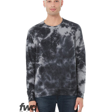 3945RD Bella + Canvas FWD Fashion Unisex Tie-Dye Pullover Sweatshirt