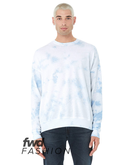 3945RD Bella + Canvas FWD Fashion Unisex Tie-Dye Pullover Sweatshirt