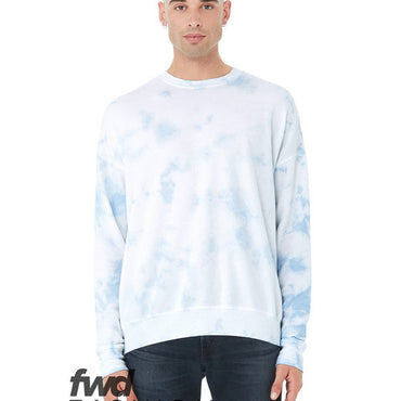 3945RD Bella + Canvas FWD Fashion Unisex Tie-Dye Pullover Sweatshirt