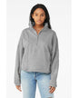 3953 Bella + Canvas Ladies' Sponge Fleece Half-Zip Pullover Sweatshirt