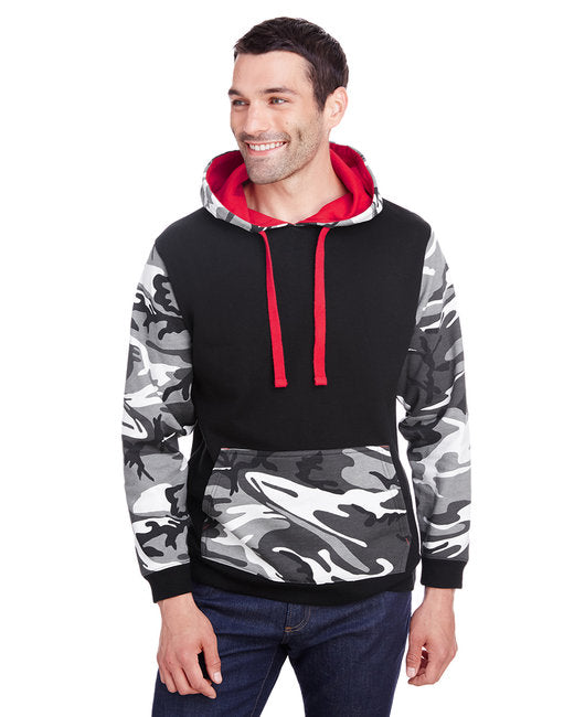 3967 Code Five Men's Fashion Camo Hooded Sweatshirt