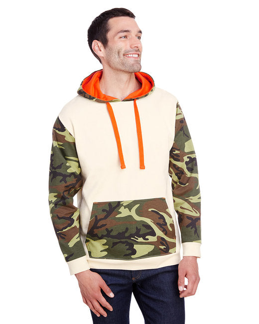 3967 Code Five Men's Fashion Camo Hooded Sweatshirt