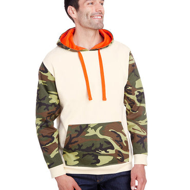 3967 Code Five Men's Fashion Camo Hooded Sweatshirt