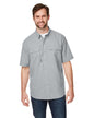 4445DD Dri Duck Men's Crossroad Dobby Short-Sleeve Woven Shirt