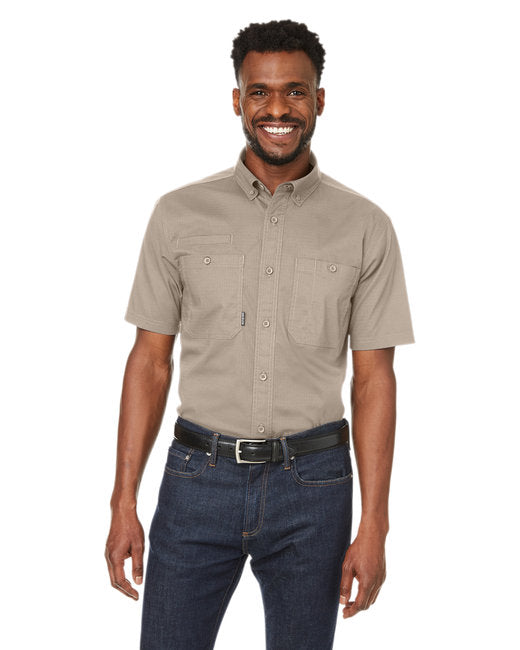 4451DD Dri Duck Men's Craftsman Ripstop Short-Sleeve Woven Shirt