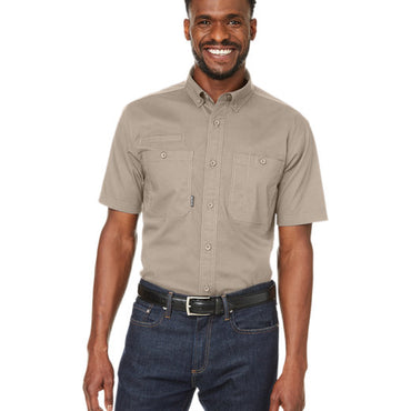 4451DD Dri Duck Men's Craftsman Ripstop Short-Sleeve Woven Shirt