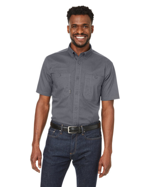 4451DD Dri Duck Men's Craftsman Ripstop Short-Sleeve Woven Shirt