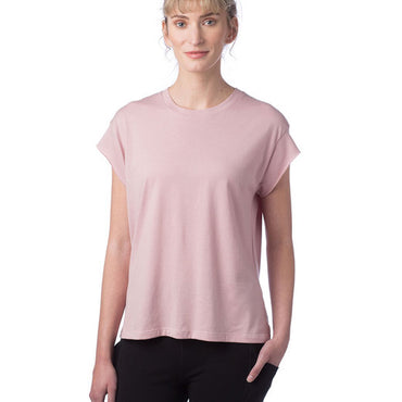 4461HM Alternative Ladies' Modal Tri-Blend Raw Edge Muscle T-Shirt