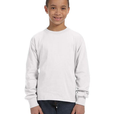 4930B Fruit of the Loom Youth 5 oz. HD Cotton™ Long-Sleeve T-Shirt