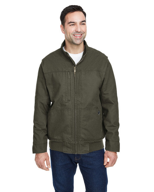 5032DD Dri Duck Men's Force Canvas Bomber Jacket