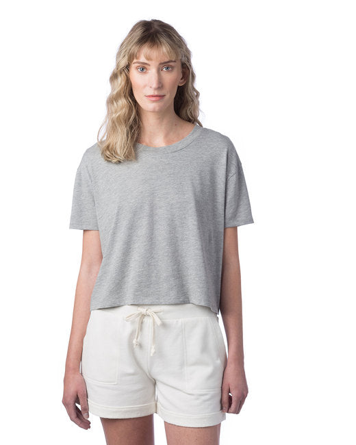 5114CV Alternative Ladies' CVC Go-To Headliner Crop T-Shirt