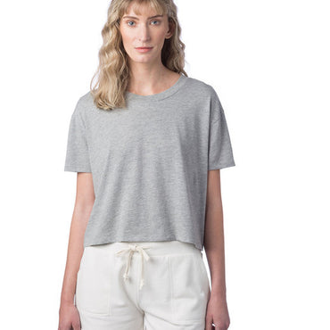 5114CV Alternative Ladies' CVC Go-To Headliner Crop T-Shirt