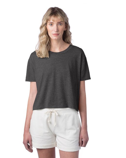 5114CV Alternative Ladies' CVC Go-To Headliner Crop T-Shirt