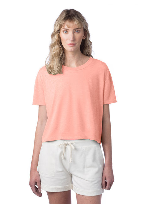 5114CV Alternative Ladies' CVC Go-To Headliner Crop T-Shirt