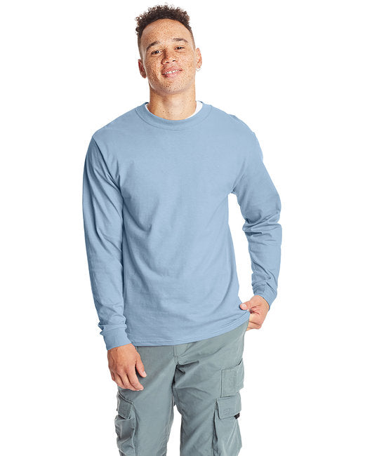 5186 Hanes Adult Long-Sleeve Beefy-T®