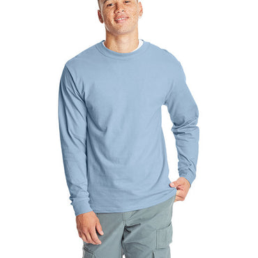 5186 Hanes Adult Long-Sleeve Beefy-T®