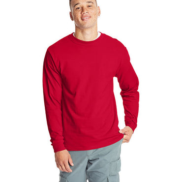 5186 Hanes Adult Long-Sleeve Beefy-T®