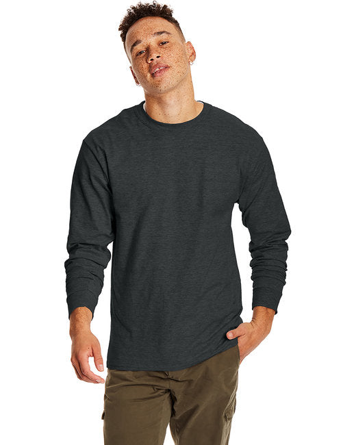 5186 Hanes Adult Long-Sleeve Beefy-T®