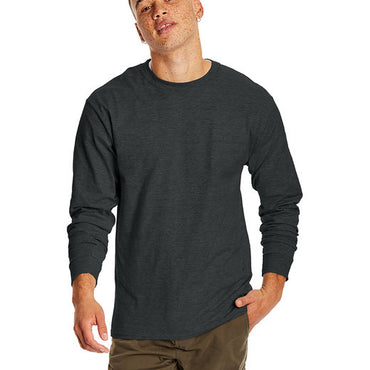 5186 Hanes Adult Long-Sleeve Beefy-T®