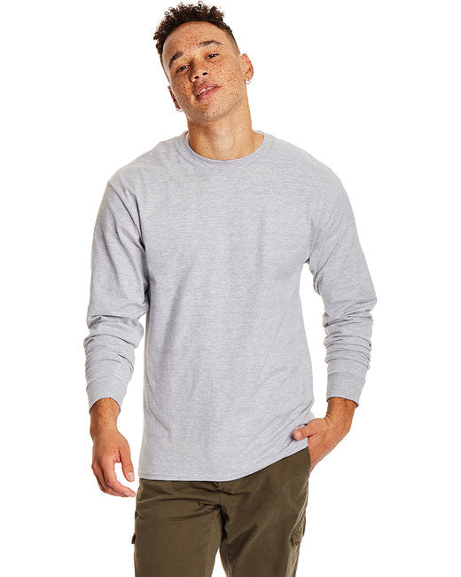 5186 Hanes Adult Long-Sleeve Beefy-T®