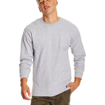 5186 Hanes Adult Long-Sleeve Beefy-T®