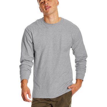 5186 Hanes Adult Long-Sleeve Beefy-T®