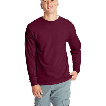 5186 Hanes Adult Long-Sleeve Beefy-T®