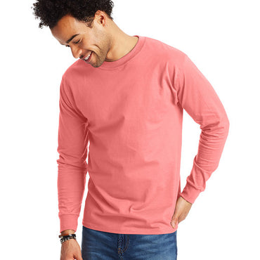 5186 Hanes Adult Long-Sleeve Beefy-T®