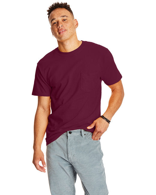 5190P Hanes Adult Beefy-T® with Pocket