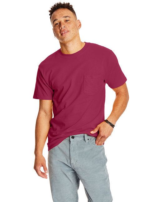 5190P Hanes Adult Beefy-T® with Pocket