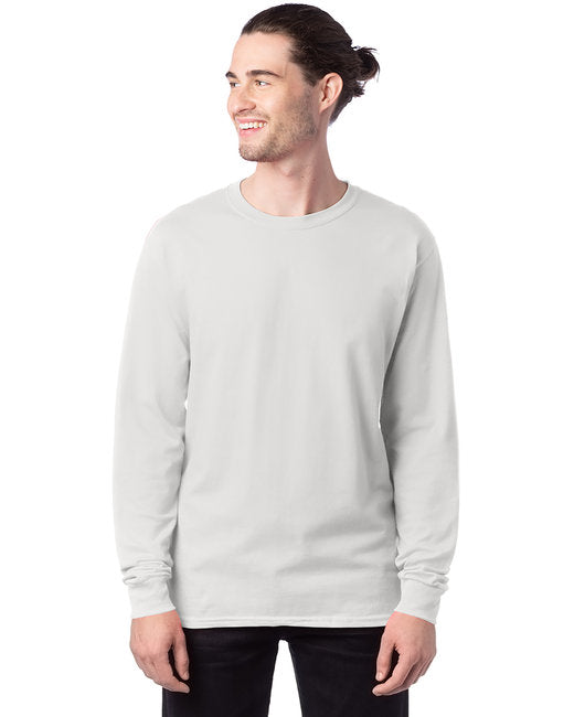 5286 Hanes Men's 5.2 oz. ComfortSoft® Cotton Long-Sleeve T-Shirt