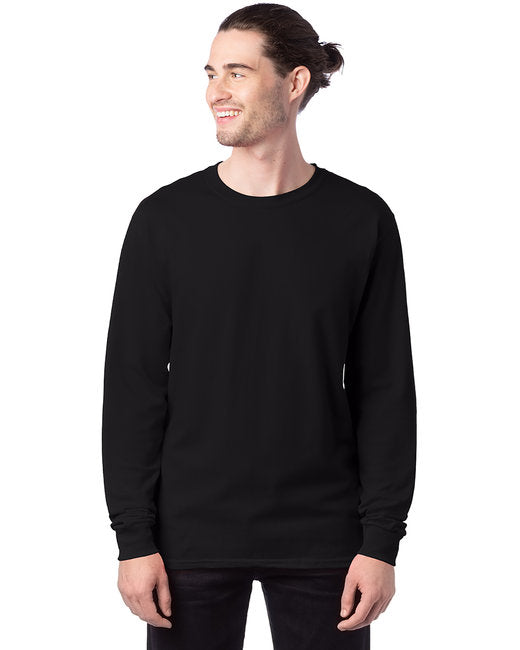 5286 Hanes Men's 5.2 oz. ComfortSoft® Cotton Long-Sleeve T-Shirt