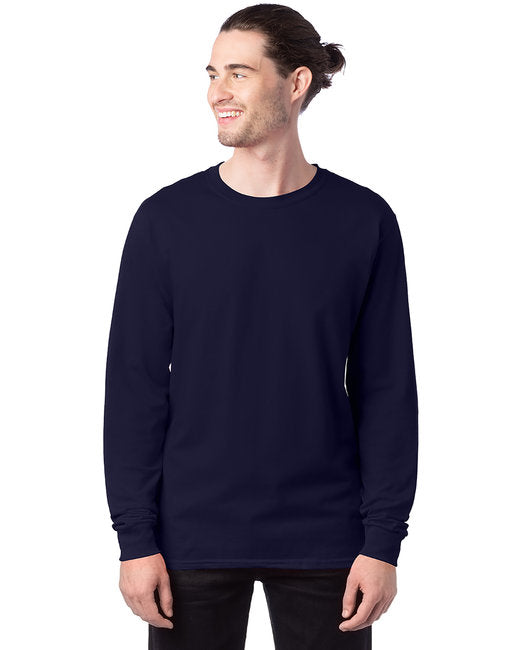 5286 Hanes Men's 5.2 oz. ComfortSoft® Cotton Long-Sleeve T-Shirt